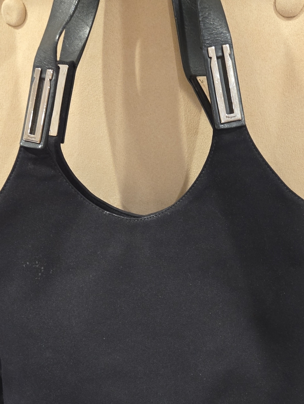 Salvatore Ferragamo black   shoulder Bag